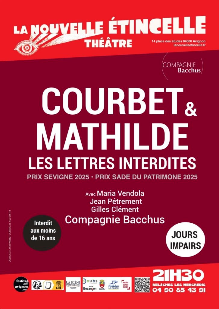 Affiche Courbet et Mathilde